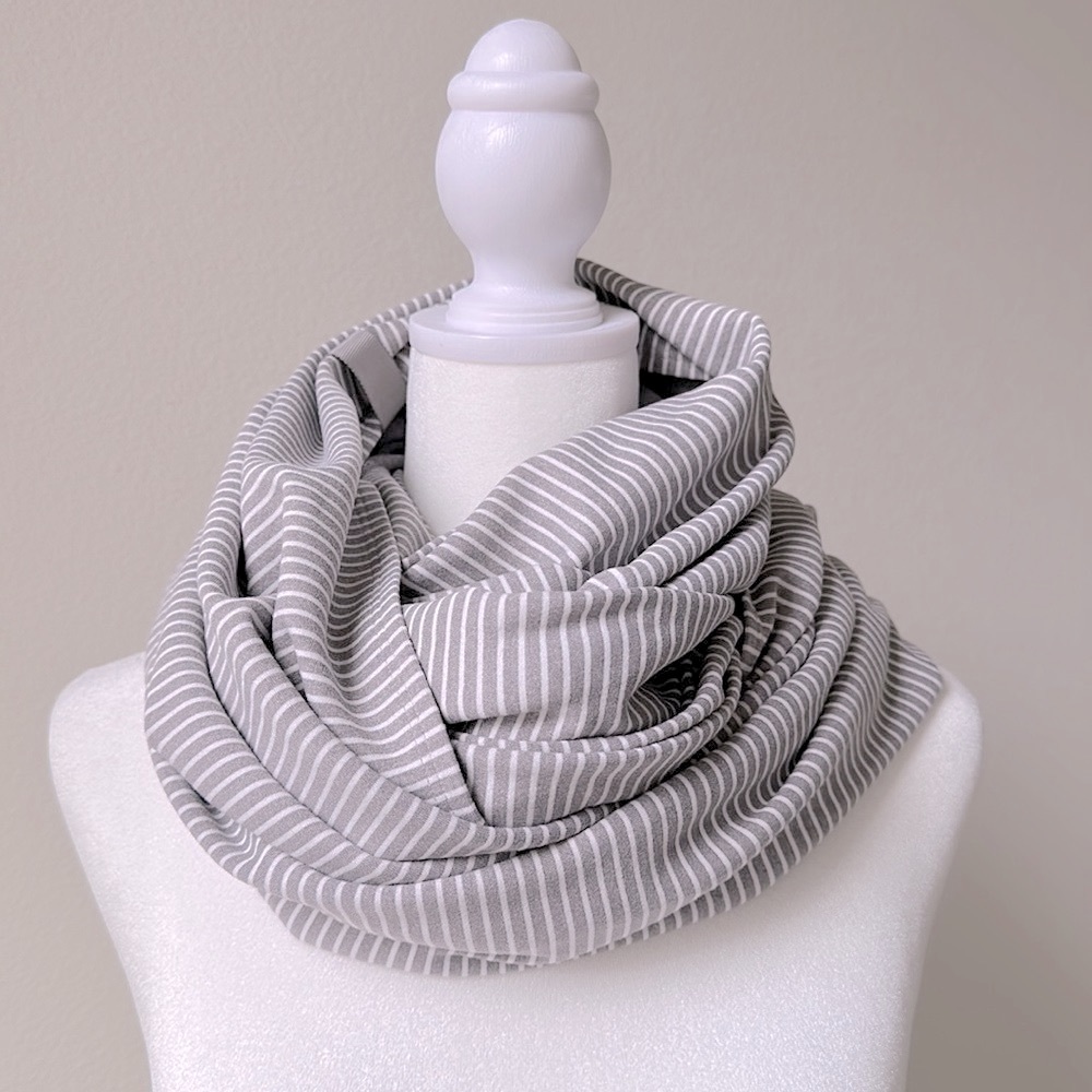 Lululemon Vinyasa Scarf Hyper Stripe Heathered Slate Excellent used condition